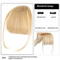 Women's Air Natural Forehead Invisible Seamless Hair-free Seam Full Real Bangs Wig Set