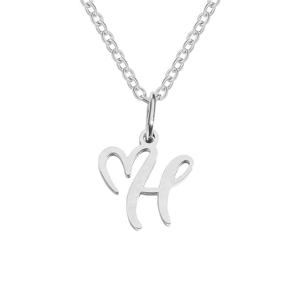 New 26 Letter Necklace Versatile Personality Necklace Pendant