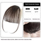 Women's Air Natural Forehead Invisible Seamless Hair-free Seam Full Real Bangs Wig Set