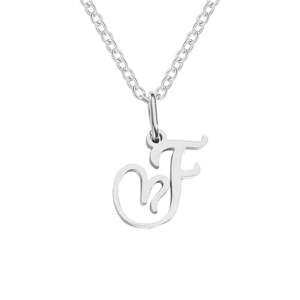 New 26 Letter Necklace Versatile Personality Necklace Pendant