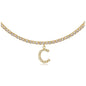 Europe And America Creative Decorative Diamond Letters Necklace Fashion Jewelry