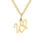 New 26 Letter Necklace Versatile Personality Necklace Pendant